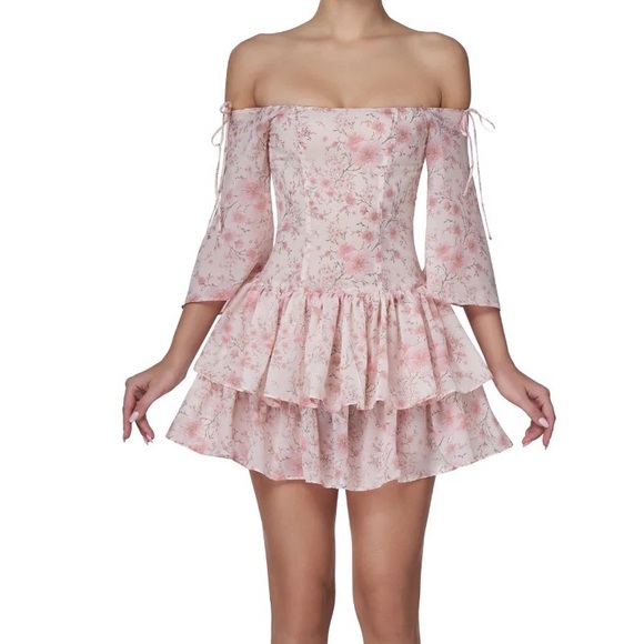 NWT ADEIRLINA Eleonora Mini Dress - Picture 2 of 6